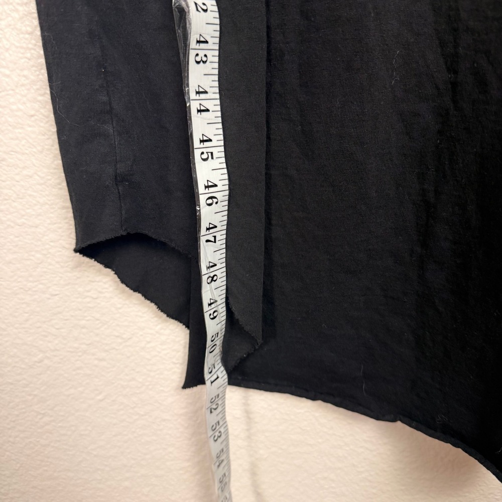 Frank & Eileen Cory Vintage Muscle Tee Maxi Dress Womens L Black Raw Hem Cotton - Picture 4 of 12